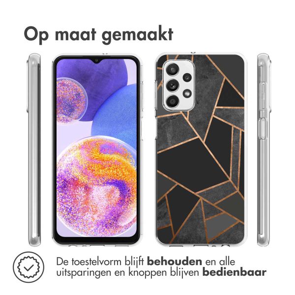 imoshion Design hoesje Samsung Galaxy A23 (5G) - Grafisch Koper / Zwart