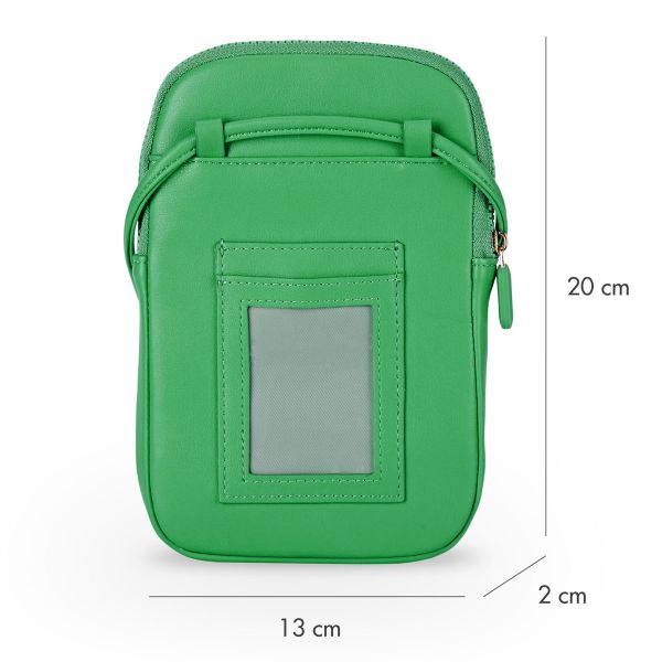 Selencia Telefoontasje Crossbody Sports - Kunstleer - Groen