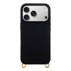 Selencia Rivièra MagSafe Backcover met afneembare haakjes Apple iPhone 17 Pro Max - Velvet Black