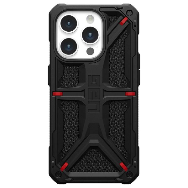 UAG Monarch Backcover Apple iPhone 15 Pro - Kevlar Black