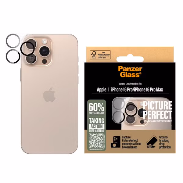 PanzerGlass PicturePerfect Camera Lens Protector Apple iPhone 16 Pro / 16 Pro Max