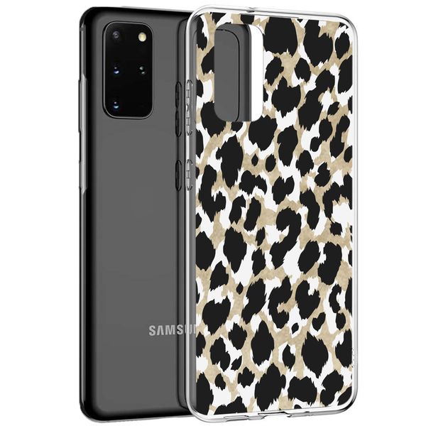 imoshion Design hoesje Samsung Galaxy S20 Plus - Luipaard / Zwart