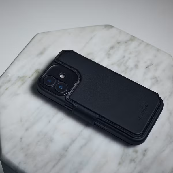 Decoded 2 in 1 Leather Detachable Wallet MagSafe Apple iPhone 17 Pro - Navy Shadow