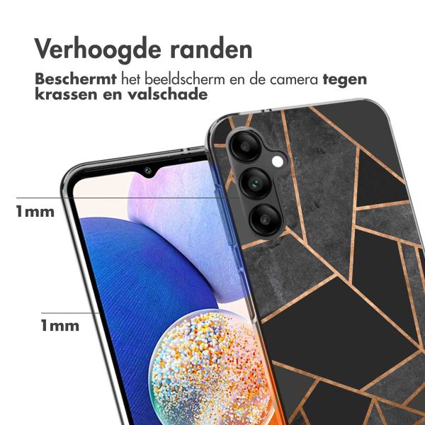 imoshion Design hoesje Samsung Galaxy A14 (5G/4G) - Grafisch Koper / Zwart