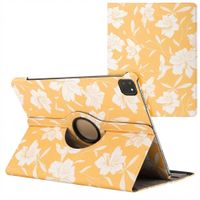 imoshion 360° Draaibare Design Bookcase Apple iPad Air 13 inch (2025) M3 / (2024) M2 - Yellow Flowers