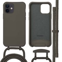 imoshion Color Backcover met afneembaar koord MagSafe iPhone 12 (Pro) - Black Coffee