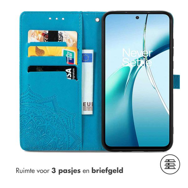 imoshion Mandala Bookcase OnePlus Nord CE 4 Lite 5G - Turquoise