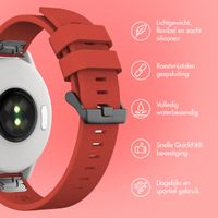 imoshion QuickFit® Siliconen bandje  - Garmin 22 mm aansluiting - Rood