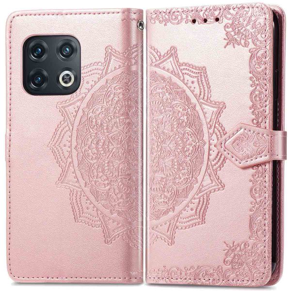 imoshion Mandala Bookcase OnePlus 10 Pro - Rosé Goud