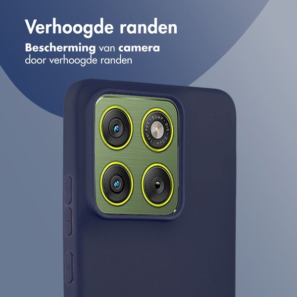 imoshion Color Backcover Motorola Edge 70 - Donkerblauw