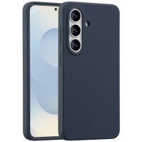 Accezz Liquid Silicone Back Cover with MagSafe Samsung Galaxy S26 - Dark Blue