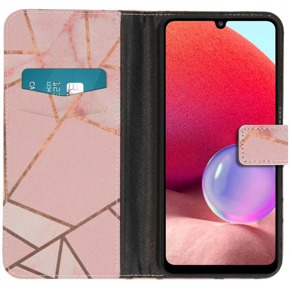 imoshion Design Softcase Bookcase Samsung Galaxy A33 - Pink Graphic