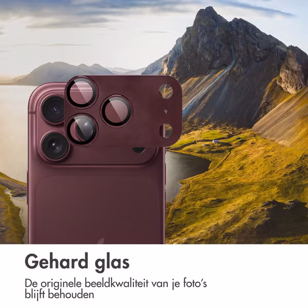 imoshion Camera Protector Glas 2 Pack Apple iPhone 18 Pro / 17 Pro - Plum