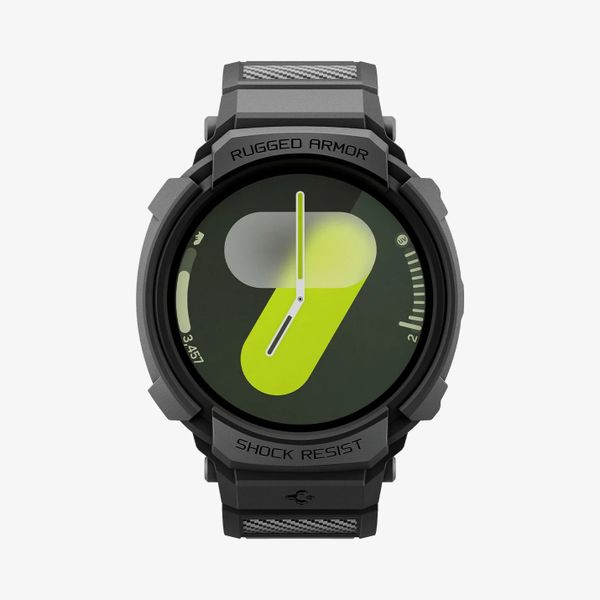 Spigen Rugged Armor™ Pro case Samsung Galaxy Watch 9 / Watch 8 (40 mm) - Matte Black
