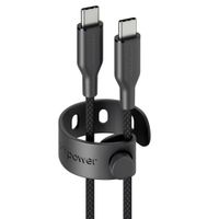 Empower by PanzerGlass Racing USB-C naar USB-C Oplaadkabel - 60W - 1,2 meter - Space Black