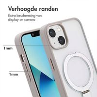 Accezz Ring Stand Backcover met MagSafe Apple iPhone 13 - Grijs