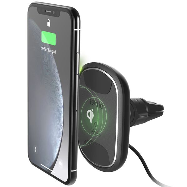 iOttie iTap 2 Wireless Fast Charging Mount - Telefoonhouder auto - Ventilatierooster - Magnetisch - Zwart