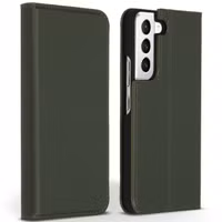 Accezz Premium Leather Slim Bookcase Samsung Galaxy S22 Plus - Groen