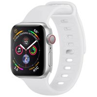 imoshion Siliconen bandje Apple Watch Series 1-9 / SE - 38/40/41 mm / Series 10 - 42 mm - Wit