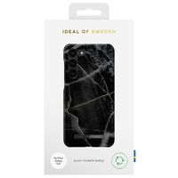 iDeal of Sweden Fashion Backcover Samsung Galaxy S23 - Black Thunder Marble