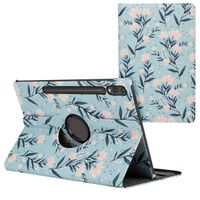 imoshion 360° Draaibare Design Bookcase Samsung Galaxy Tab S10 Plus / Tab S9 FE Plus / Tab S9 Plus - Flowers