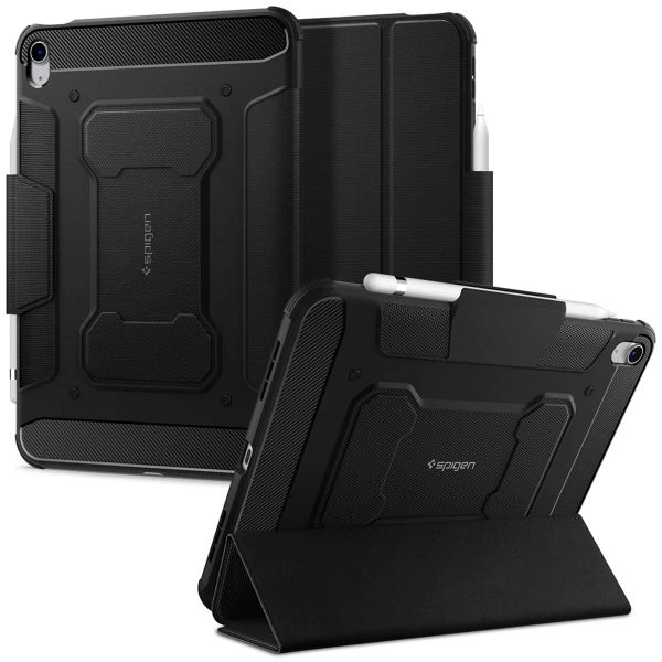 Spigen Rugged Armor Pro Bookcase iPad 10 (2022) 10.9 inch - Zwart