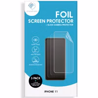 imoshion Screenprotector Folie 3 Pack + Camera Protector Glas Apple iPhone 11