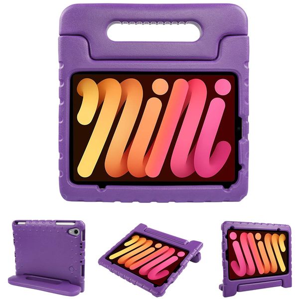 imoshion Kidsproof Backcover met handvat iPad Mini 6 (2021) - Paars