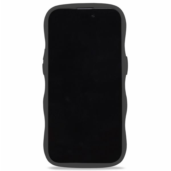 Holdit Wavy Case iPhone 15 Pro Max - Black / Mirror