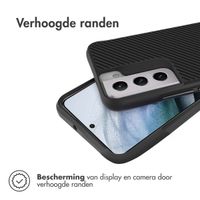 imoshion Rugged Hybrid Carbon Case Samsung Galaxy S22 - Zwart