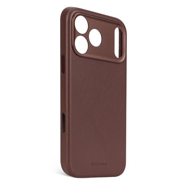Decoded Leather Backcover MagSafe Apple iPhone 17 Pro Max - Chocolate Brown