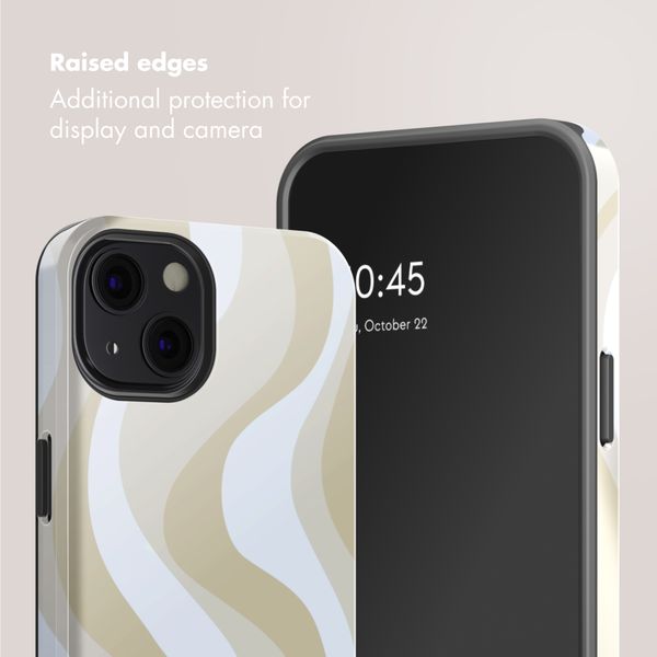Selencia Vivid Back Cover with MagSafe Apple iPhone 13 - Desert Waves Beige