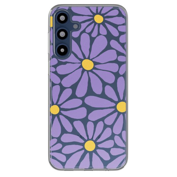 imoshion  Design hoesje Samsung Galaxy A16 - Tropical Violet Flowers Connect