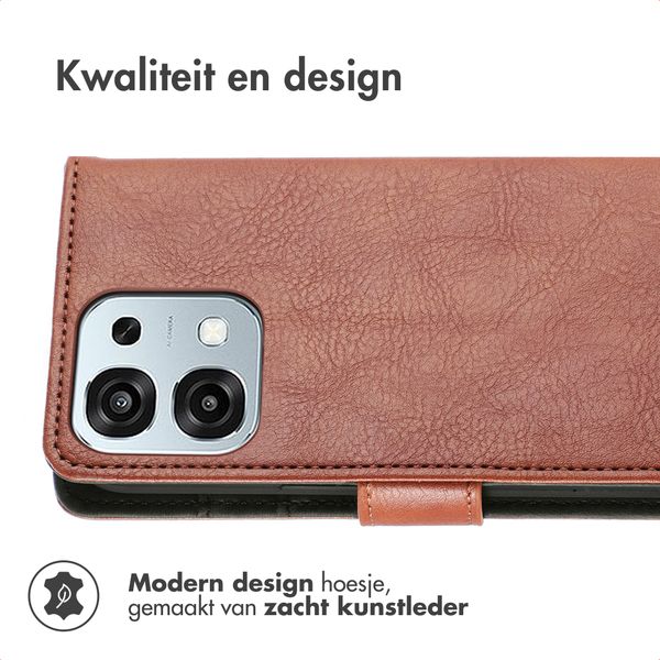 imoshion Luxe Bookcase Oppo A6 Pro (5G) - Bruin