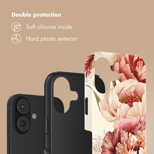 Selencia Vivid Back Cover Apple iPhone 17 - Vintage Peony