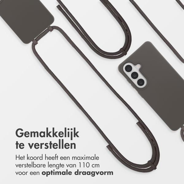 imoshion Color Backcover met afneembaar koord met MagSafe Samsung Galaxy S26 - Black Coffee