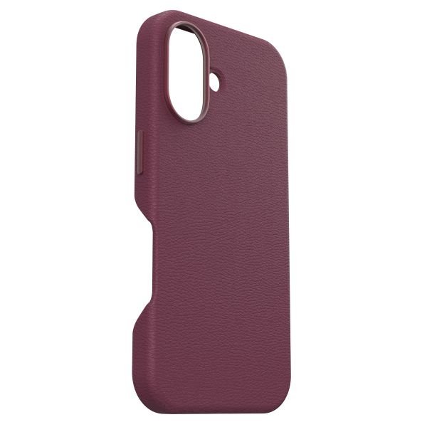 OtterBox Symmetry Cactus leren Backcover met MagSafe Apple iPhone 16 - Maroon Bells