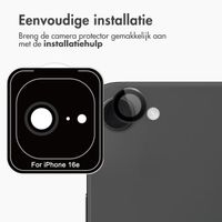imoshion 2 Pack Camera lens protector Apple iPhone 16e - Zwart