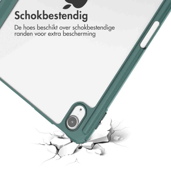 imoshion Trifold Hardcase Bookcase Apple iPad Air 11 inch (2025) M3 / (2024) M2 / Air 5 (2022) / Air 4 (2020) - Groen