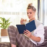 imoshion Vouwbare Bookcase Kobo Libra Colour - Donkerblauw