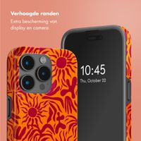 Selencia Vivid Tough Backcover met MagSafe iPhone 15 Pro Max - Tropical Vibes Apricot