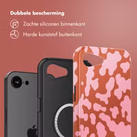 Selencia Vivid Backcover met MagSafe Apple iPhone 16e - Moo’d Blush Pink