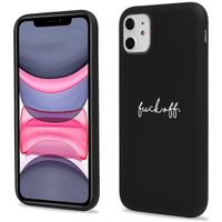 imoshion Design hoesje iPhone 11 - Fuck Off - Zwart