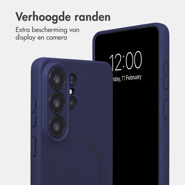 Accezz Grip Backcover met MagSafe Samsung Galaxy S26 Ultra - Donkerblauw