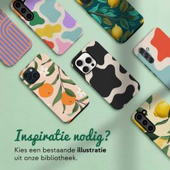 Ontwerp je eigen tough case Samsung Galaxy S21 FE - Wit