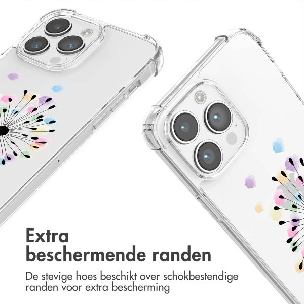 imoshion Design hoesje met koord iPhone 14 Pro Max - Sandstone Dandelion