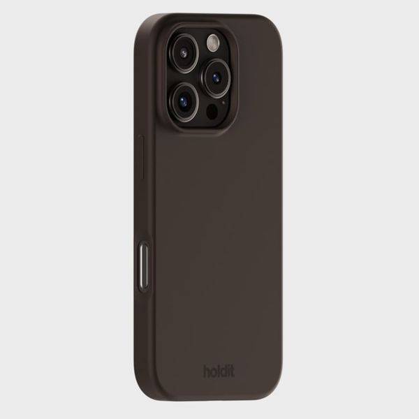Holdit Silicone Case Apple iPhone 16 Pro Max - Chocolate