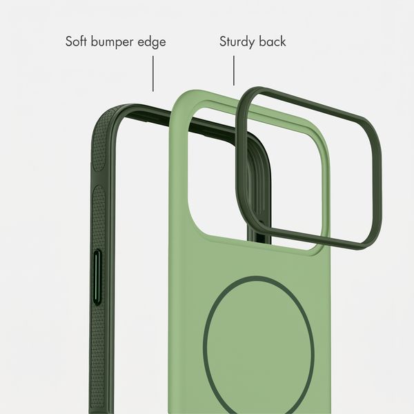 imoshion Color Backcover with Thin MagSafe Ring Apple iPhone 18 Pro Max / 17 Pro Max - Dark Green