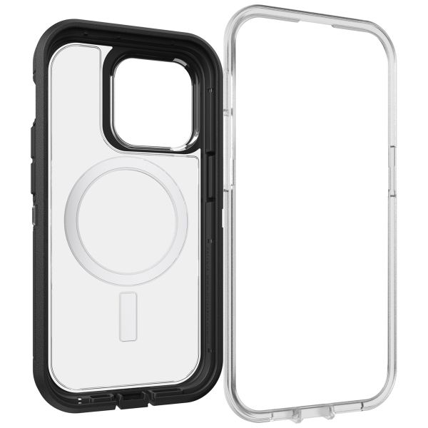 OtterBox Defender Rugged Backcover met MagSafe iPhone 14 Pro - Transparant / Zwart