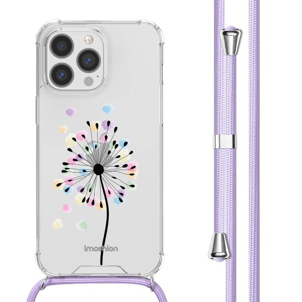 imoshion Design hoesje met koord Apple iPhone 13 Pro - Sandstone Dandelion